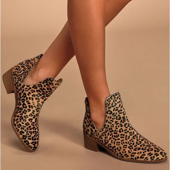Coconuts by Matisse Pronto Leopard Print Bootie sz 8.5 - Picture 2 of 14